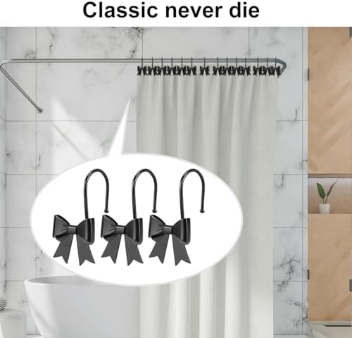 Bow Shower Curtain Hooks - Image 5