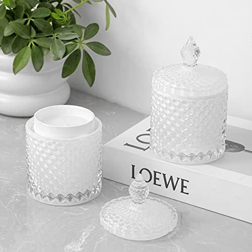 2 Pack Qtip Holder Apothecary Jars - Image 5