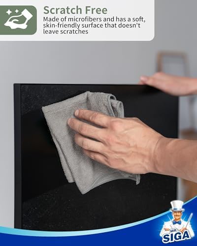 MR.SIGA Microfiber Cleaning Cloths, All Purpose Microfiber Towels, 15 Pack - Image 4