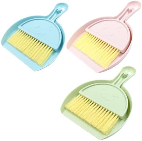 Hitefu Small Broom and Dustpan Set, 3 Colors by Hitefu