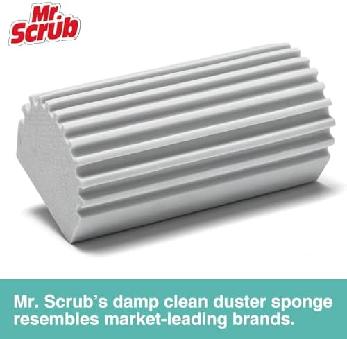 8 Pack Damp Dusting Sponge Duster, Reusable Household Cleaning Sponge Tool - Image 2