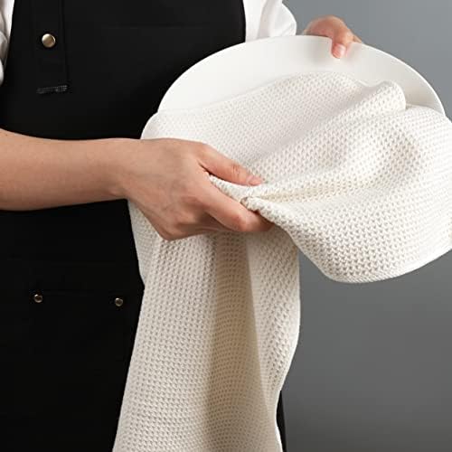 POLYTE 340 GSM Microfiber Waffle Kitchen Dish Tea Towel, 16x28 in, 12 Pack - Image 7