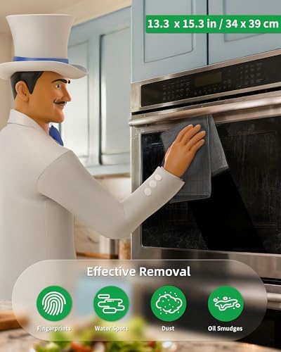 MR.SIGA Ultra Fine Microfiber Glass Cleaning Cloths - Image 2