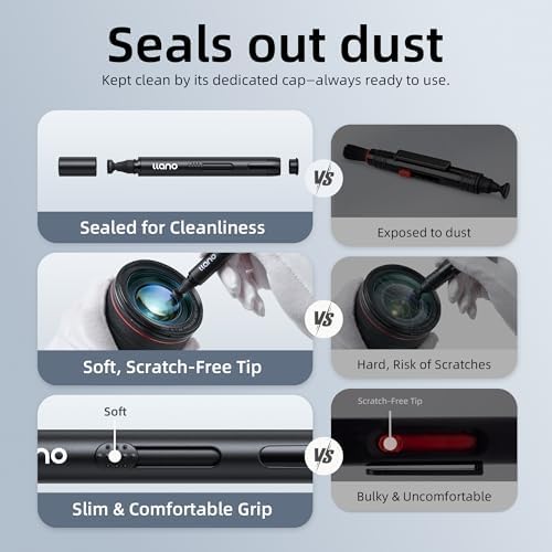 llano 2-in-1 Lens Cleaning Pen, Camera Cleaning Kit - Image 3