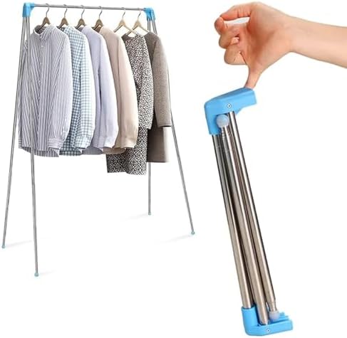 Portable Garment Rack, Folding Clothes Rack, Collapsible Clothing Rack by ANLEBUYUSOfficial