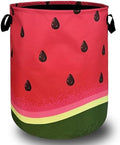 Watermelon Laundry Basket Oxford Cloth Foldable Hamper 18.9x16.5Inch by SELIONLIKN