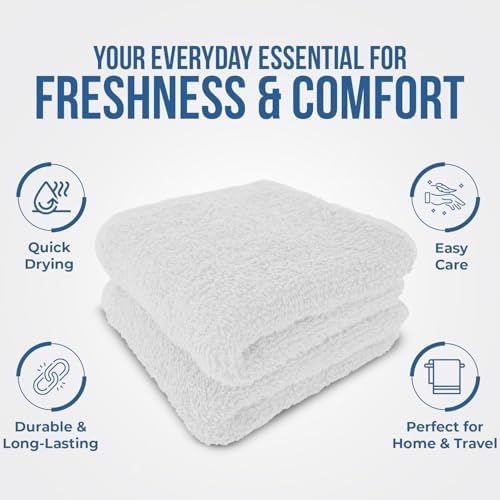 DAN RIVER 12 Pack Cotton Wash Cloths Set - Image 5