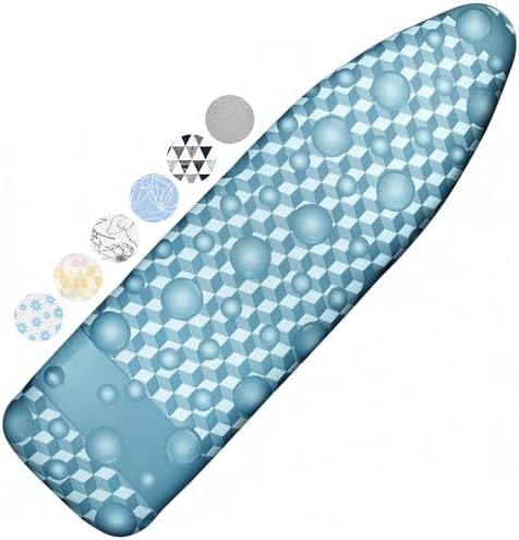 Ironing Board Cover and Pad, 15x54 Standard Size, Scorch Resistant by Dalykate