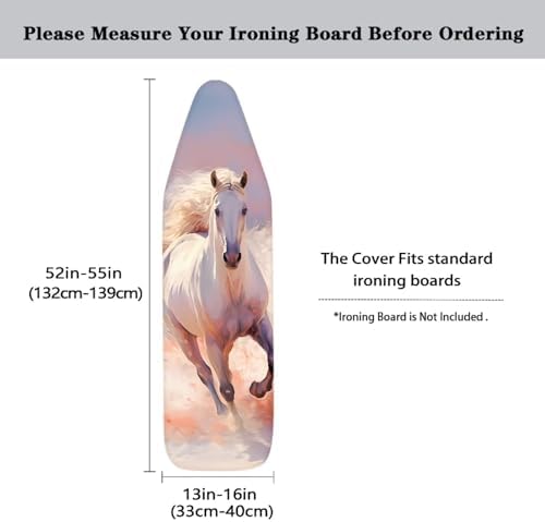 Horse Ironing Board Cover 15x54 Inch Ironing Board Tabletop Polyester Fabric - Image 5