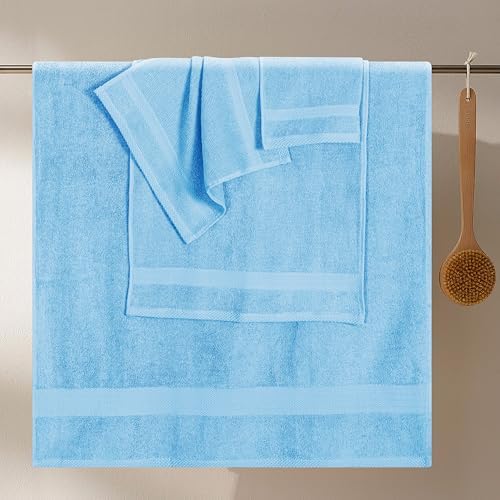 GLAMBURG Ultra Soft 8-Piece Towel Set - Image 3