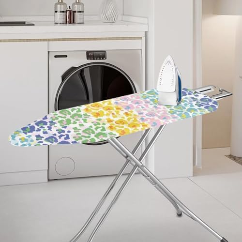 Cute Colorful Leopard Ironing Board Cover and Pad Standard Ironing Board Cover - Image 2