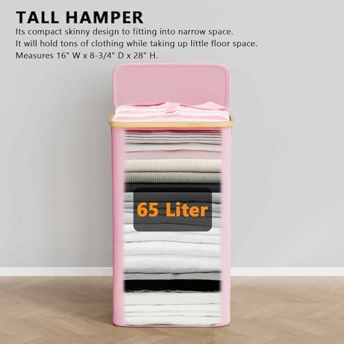 SpaceAid Slim Laundry Hamper - Image 2