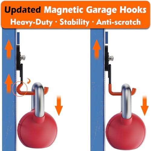 MUTUACTOR Updated Strong Magnetic Hooks Heavy Duty, 20lbs Anti-Scratch Powerful - Image 2