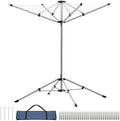 JS HANGER Portable Umbrella Clothesline, 65 Ft of Hanging Space, Pre-Strung by Unknown