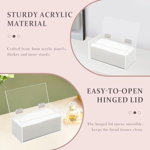 Face Towel Disposable Holder Box Container - Image 2