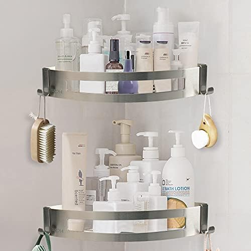 NearMoon Bathroom Shower Caddy 2 Pack, 304 Stainless Steel Shower Organizer - Image 6