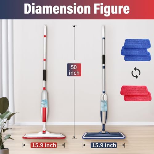 Spray Mop for Floor Cleaning, 2 Pack - Image 2