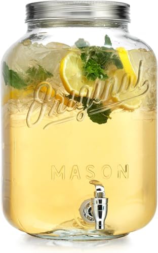 2 GALLON Glass Drink Dispensers by MosJos