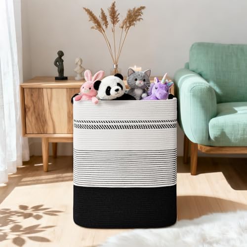 Laundry Hamper, 85L Tall Laundry Basket - Image 2