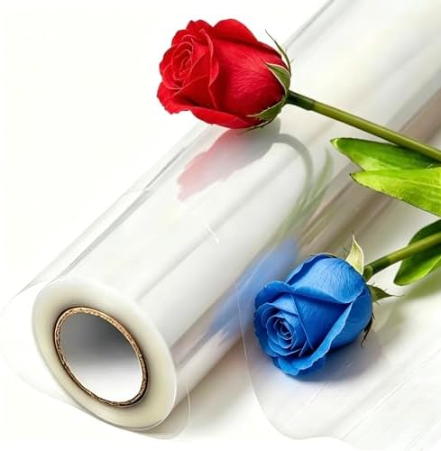 Vanhench Clear Cellophane Wrap Roll 32in×120ft, 3Mil Thick by Vanhench