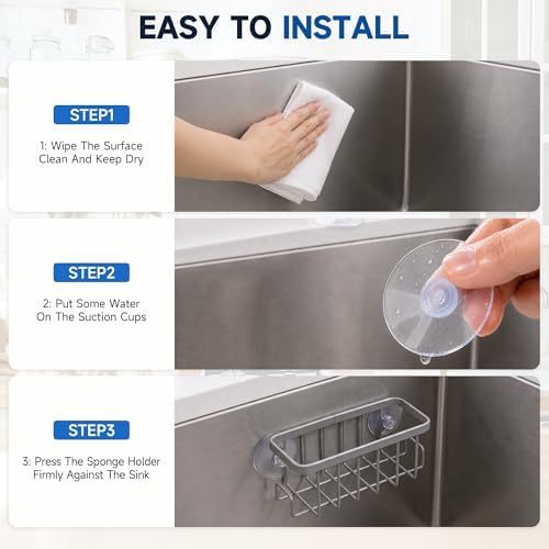 Sponge Holder for Kitchen Sink - Image 6