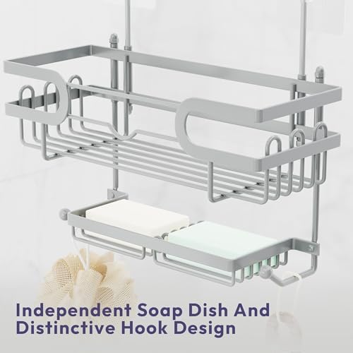 SWTYMIKI Over the Door Shower Caddy Hanging - Image 4