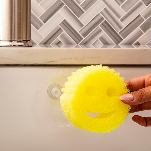 Scrub Daddy Holder for Sink Caddy Dish Sponge & Cleaning Organiser, Quick Dry - Image 6