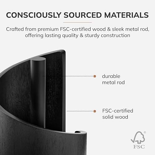 Anji Mountain Wooden Paper Towel Holder - Image 3