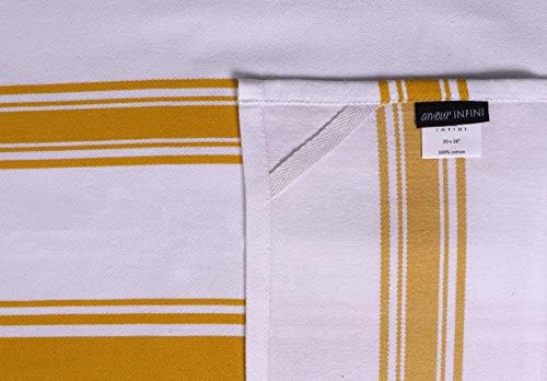 AMOUR INFINI Kitchen Towels 100% Cotton Pack of 4, Highly Absorbent Quick - Image 4