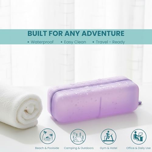 Cotton Pad Swab Travel Case, 2-in-1 Waterproof Organizer - Image 3