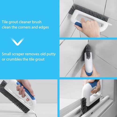 Lumkew Grout Cleaner Brush for Cleaning Floors Tile Scrub - Image 6