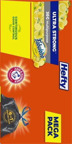 Hefty Ultra Strong 30 Gallon Trash Bags, Large Size, Break Resistant Drawstring - Image 14