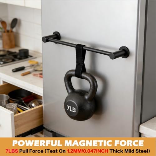 ULIBERMAGNET Magnetic Towel Holder, 1 Set Magnetic Towel Bar Holder - Image 5