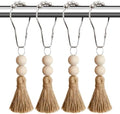 Boho Shower Curtain Hooks Rings Rustproof, CHICTIE Nautical Decorative Shower by CHICTIE