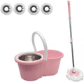 Spin Mop and Bucket Set, 360 Rotating Self-Wringing Floor Cleaner by Unknown