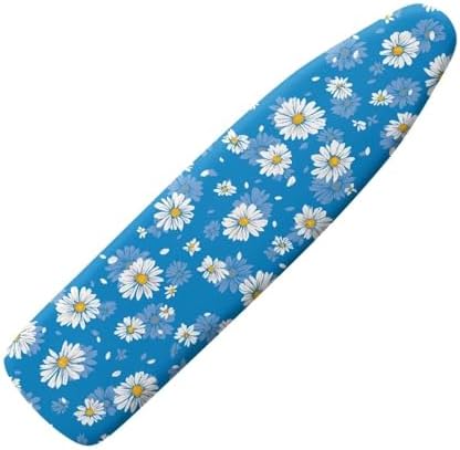 Blue Daisy Ironing Covers and Elasticized Edge Ironing Board Covers Protective by Darisoco