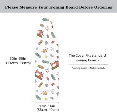 Ironing Board Covers with Cartoon Sewing Machine Print Ironing Board Covers - Image 5
