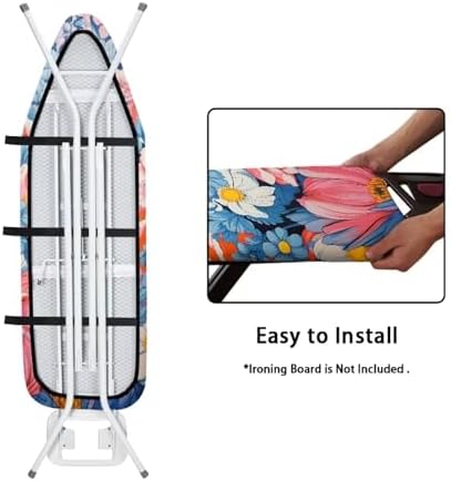 Flashideas Floral Ironing Board Standard Size Ironing Board Cover and Pad - Image 5