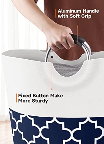Fabspace Large Laundry Basket Laundry Hamper Bag Washing Bin Clothes Bag - Image 4