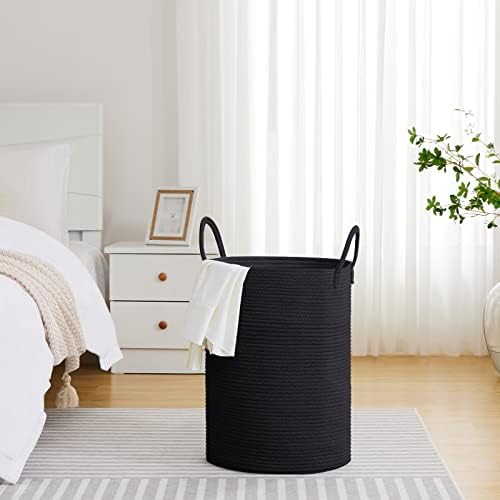 VIPOSCO 72L Tall Woven Laundry Basket Hamper - Image 4