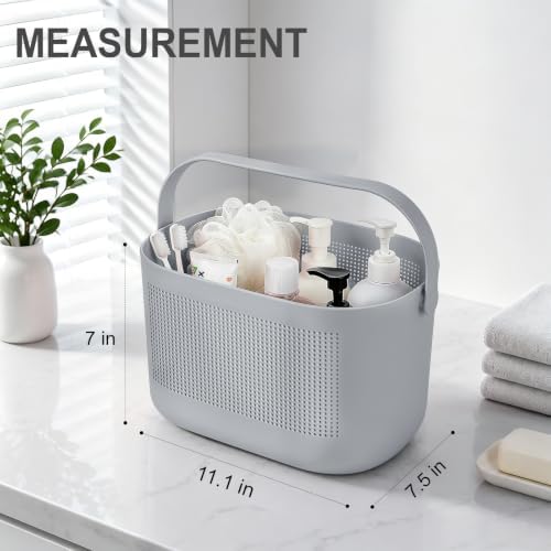 Plastic Portable Shower Caddy Basket, Storage Organizer - Image 7