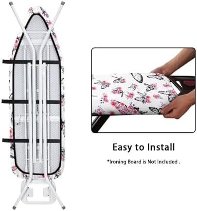 Butterfly Ironing Board Covers Standard Size Non-Slip Thick Ironing Board - Image 4