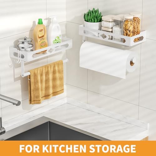 White Paper Towel Holder Wall Mount - Image 6