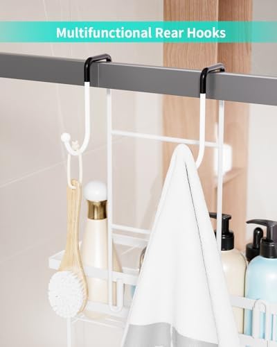 HapiRm Shower Caddy Over Door- Hanging Shower Organizer - Image 5