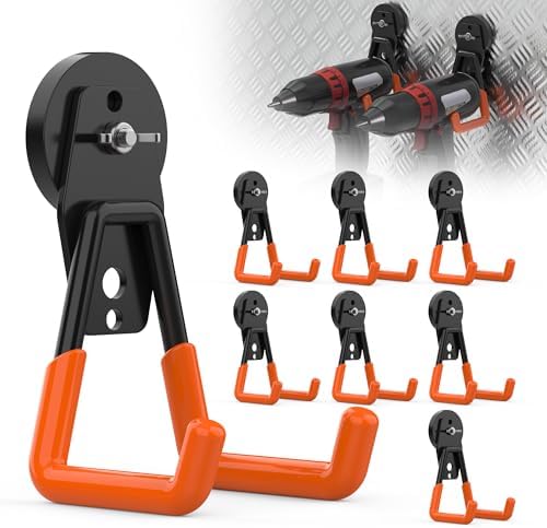 Large Strong Magnetic Hooks Heavy Duty, Garage Magnet Hooks Strong Storage by RIAUOR