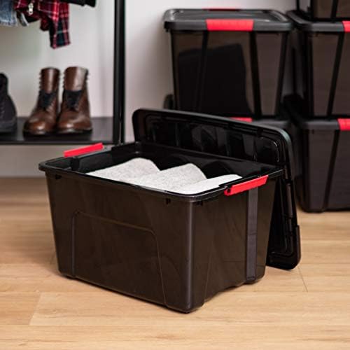 IRIS USA 6-Pack 40 Quart Storage Bins - Image 5