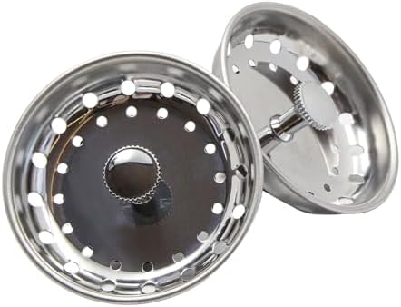 ZM 2 Pack Kitchen Sink Strainer and Stopper Replacement Basket - Image 2