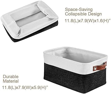 DECOMOMO Small Storage Basket, Closet Storage Bins - Image 5