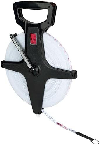 Champion Sports Open Reel Measuring Tapes – Durable Hand Crank - Image 2