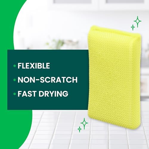 Scotch-Brite Dobie Non-Scratch All-Purpose Scrub Pads, 12 Total Pads, Reusable - Image 2